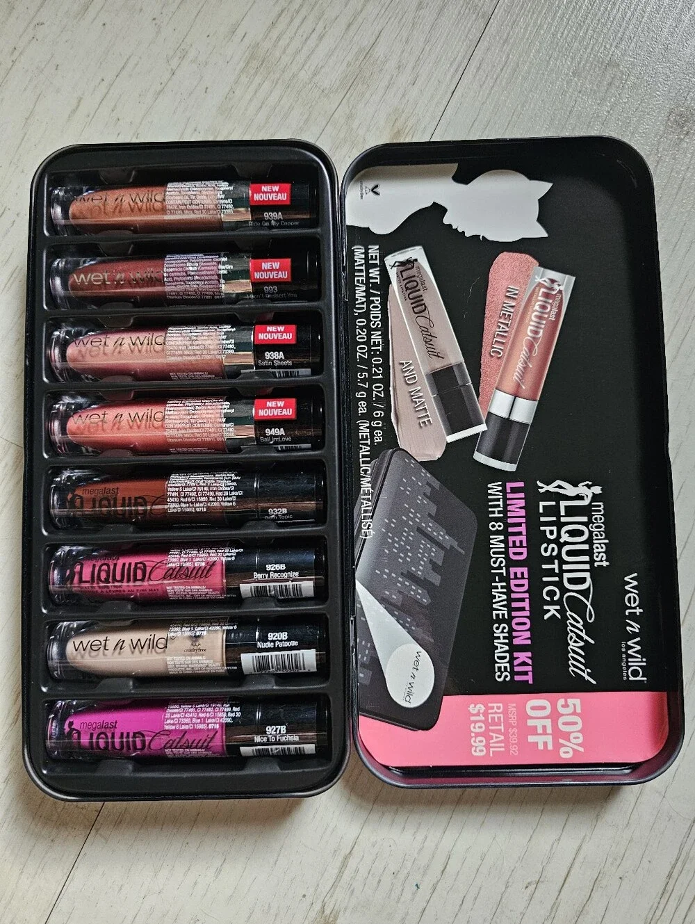 wet n wild Megalast Liquid Catsuit Limited Edition Lipstick Kit - Discontinued